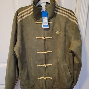 Adidas Khaki Green China CNY Tang unisex Jacket
